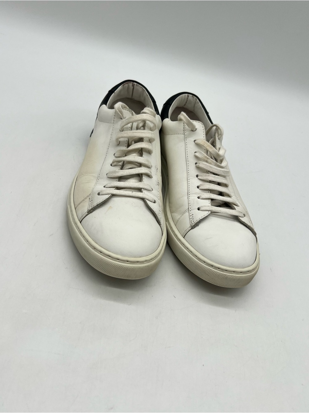Oliver Cabell Uncrate X Black White Leather Men’s Size 40 US 8 Fashion Sneakers